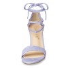 Allegra K Women's Tie-Up Strappy Chunky High Heels Sandal - 3 of 4