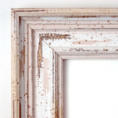 Alexandria White Wash Wood Framed Cork Bulletin Board 33" x 25"