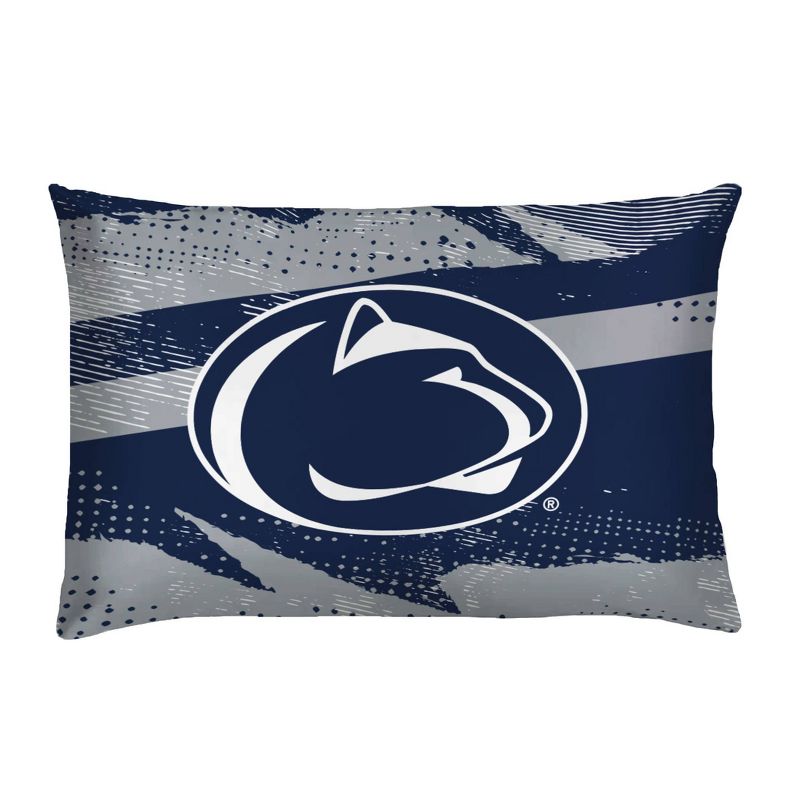 NCAA Penn State Nittany Lions Slanted Stripe Twin Bedding Set in a Bag - 4pc, 3 of 4