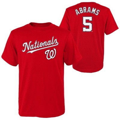 MLB Washington Nationals CJ Abrams Boys' T-Shirt - XS