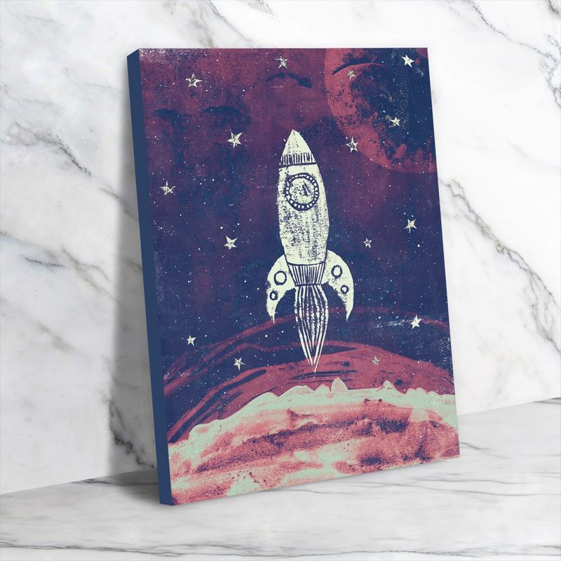 Americanflat Modern Space Adventure By Tracie Andrews Wrapped Canvas, 4 of 7