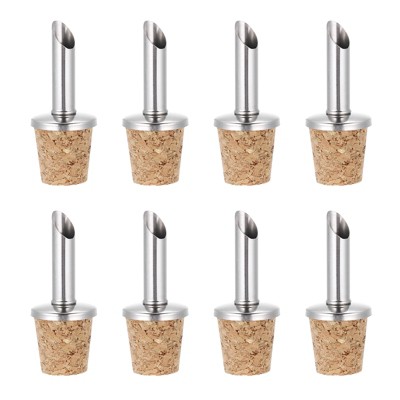 Small Plastic Squeeze Bottles With Caps - 4 Oz , 8 Pack - Great For Pancake A