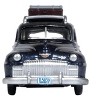 1946 DeSoto Suburban w/Roof Rack & Luggage Butterfly Blue Met. w/Crystal Gray Top 1/87 Scale Diecast Model Car by Oxford Diecast - 3 of 4