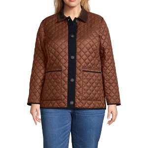 Lands' End Women's Reversible Barn Quilted Jacket - 1 of 4