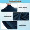 Unique Bargains Elastic Living Room Bedroom Square Foot Stool Cover - 3 of 4