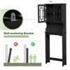 EROMMY Freestanding Over The Toilet Storage,Black - 4 of 4