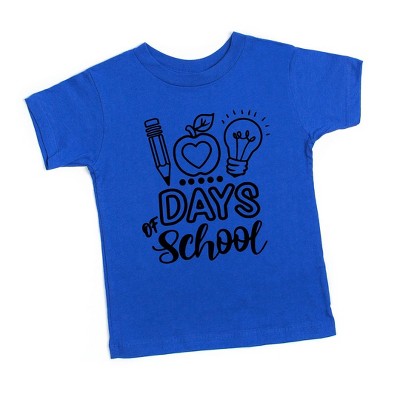 The Juniper Shop 100 Days Of School Toddler Short Sleeve Tee