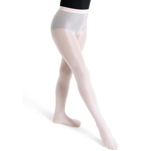 Capezio Ballet Pink Ultra Shimmery Tight - Girls Medium/Small