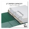 Samsill Durable D-Ring View Binders, 3 Rings, 2" Capacity, 11 x 8.5, Black/Blue/Green/Red, 4/Pack - 2 of 4