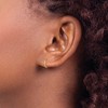 Black Bow Jewelry 9mm Children's Endless Hoop Earrings in 14k Yellow Gold - 3 of 4