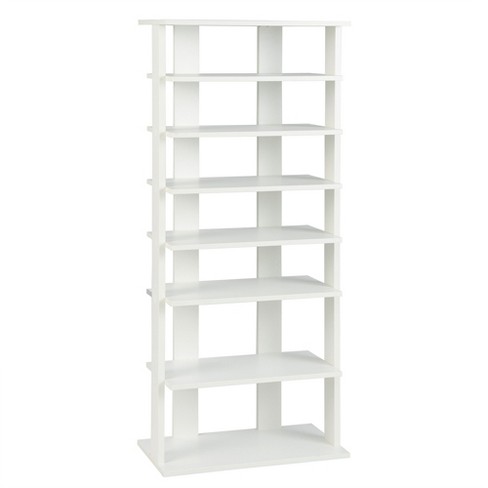 Costway 5-Tier Wood Shoe Rack Freestanding Large Shoe Storage