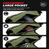 Attop Adjustable Weighted Vest 4-10lb/12-18lb/20-32lb Unisex with 6 Weights & Large Pocket for Home Workout Running Walking Strength Training, Green - 3 of 4