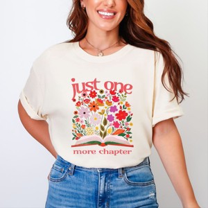 Simply Sage Market Just One More Chapter Blooming Garment Dyed Tee - 1 of 4
