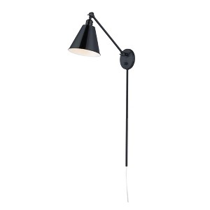 Maxim Lighting Library 1 - Light Wall Light in  Black - 1 of 1