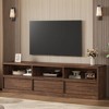 70 inch TV Stand for 80" TVs, Mid Century Modern Entertainment Center with Storage Drawer & Open Shelves - 2 of 4