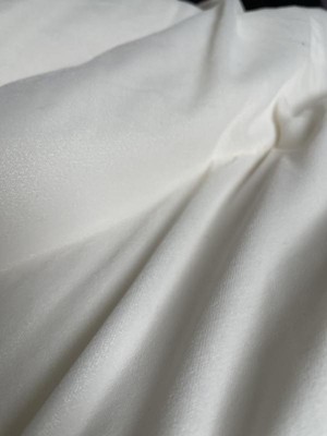 Full/queen Lustrous Velvet Comforter & Sham Set Cream - Threshold™ : Target