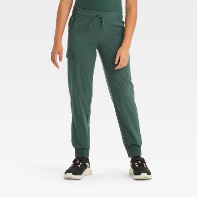 Girls' Woven Cargo Jogger Pants - All In Motion™