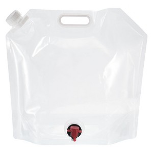 Unique Bargains Camping Hiking PE Collapsible Water Container Bag with Spigot - 1 of 4