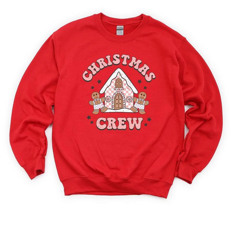 The Juniper Shop Christmas Gingerbread Crew Youth Graphic Sweatshirt, 1 of 3