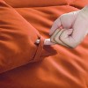Evo Bytes 8 PCS Modern Comforter Bedding Set with Sheets All-Season Bed in a Bag-Terracotta - 3 of 4