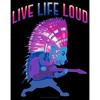 Juniors Womens Sing 2 Ash Live Life Loud T-Shirt - 2 of 4