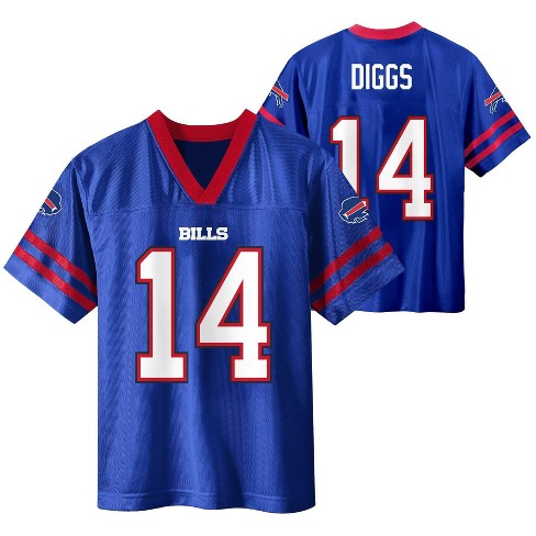 NFL Buffalo Bills Boys' Short Sleeve Diggs Jersey - XS