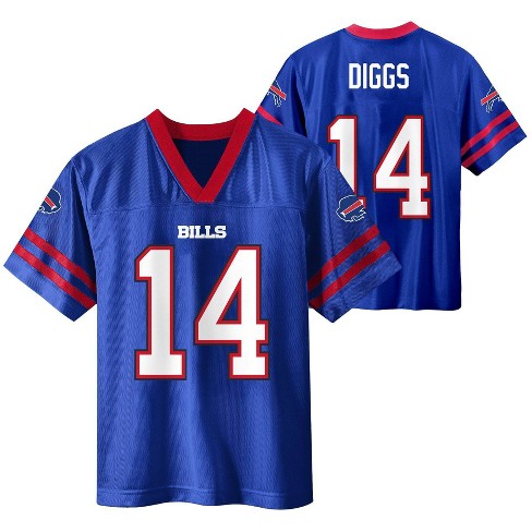 NFL Buffalo Bills Boys' Short Sleeve Diggs Jersey - S