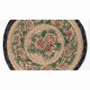Earth Rugs Pinecone Round Trivet – Rustic Cabin Kitchen Hot Pad 10"x10" - 2 of 3