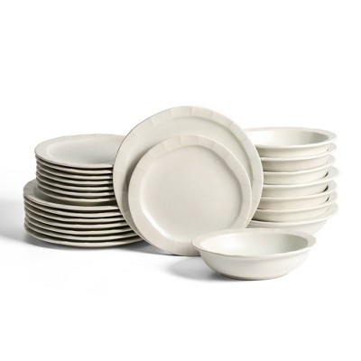 Stone Lain 24pc Oasis Stoneware Dinnerware Set