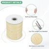 Unique Bargains Waxed Polyester Durable Flexible Beading Cord 1 Roll - 2 of 4