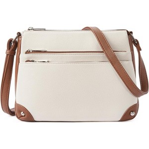 BEAFUP Women's Medium Crossbody Bag - A Stylish and Functional Shoulder Handbag with Multi-Zipper Pockets, Perfect for Everyday Use - 1 of 4