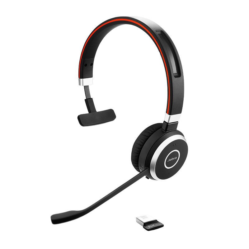 Jabra Evolve 65 MS Mono Wireless Headset / Music Headphones, 1 of 9