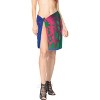 LA LEELA Women's Beach Wrap Bikini Swimwear Cover up Bathing suit Summer Wraps Swimsuit Sarong Skirts for Women One Size Short Multicolored - 4 of 4