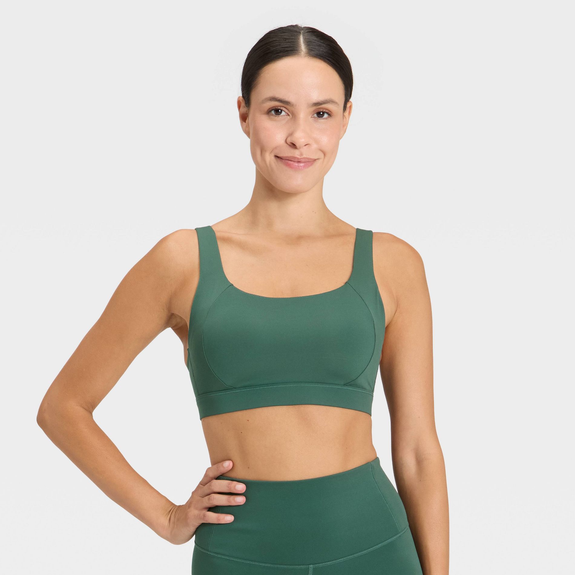 Women's High Support Sports Bra - All In Motion™ Dark Green XL