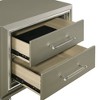 New Classic Furniture,Lumina Wood 2-Drawer Nightstand in Silver - 2 of 4