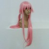 Unique Bargains Women's Wigs 33" Pink with Wig Cap - 3 of 4