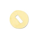 Acco Washers for Two-Piece Paper Fasteners 1/2" Cap 1 1/4" Diameter Gold 100/Box 71511 - 2 of 2