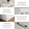 10-Tier Tall Shoe Storage Cabinet, Freestanding Wooden Shoe Rack Organizer for Entryway, Holds Up to 30 Pairs of Shoes, White - 4 of 4