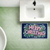 Stupell Industries Merry Christmas & Greenery Printed Plush Bathroom Floor Mat, design by Heather McLaughlin - 4 of 4
