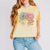 Simply Sage Market Women's Colorful Flower Bouquet Short Sleeve Relaxed Fit Cropped Tee - 2 of 4