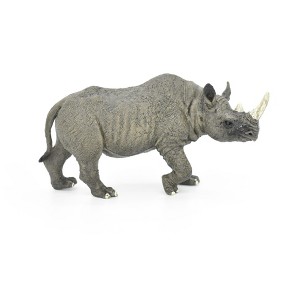 Collectible Wildlife Gifts | Rhino, Rhinoceros, Animal,  Very Realistic Rubber Reproduction, Hand Painted Figurines     5.5"    CH137 B244 - 1 of 4