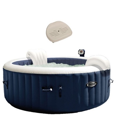 Intex 28405E 4 Person Round Hot & Slip Resistant Removable Hot Tub Seat