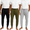 Mens 3 Pack Ultra Soft Dual Pocket Joggers - 2 of 4