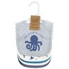 Touched by Nature Infant Boy Organic Cotton Bibs, Mystic Sea, One Size - 2 of 4