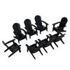 WestinTrends Tuscany HIPS¬¨‚Ä†Outdoor¬¨‚Ä†Patio¬¨‚Ä†Folding¬¨‚Ä†Adirondack¬¨‚Ä†Chair (Set of 8) - 4 of 4