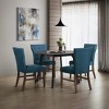 ChaletPosh 5 Pieces Dining Set with Linen Cover Dining Chair - 2 of 4
