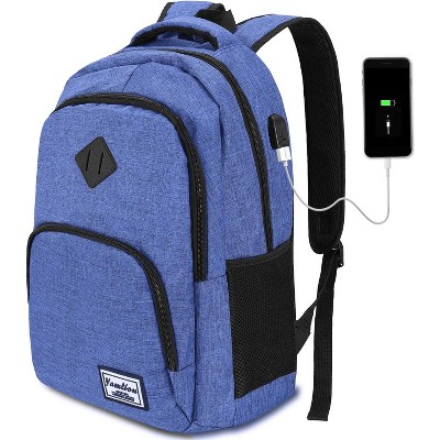 Paaaawaters Backpack for Men and Women,School Backpack for Teenager,15.6 inch Laptop Bookbag with USB Charging port