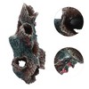 Unique Bargains Aquarium Decorations Hollow Tree Trunk Ornament Resin Fish Accessories Brown Green 6.1" Length 1 Pcs - 3 of 4