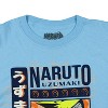 Seven Times Six Naruto Uzumaki T-Shirt Boy's Tongue Out Pose Winky Face Short Sleeve Top Blue - 3 of 4