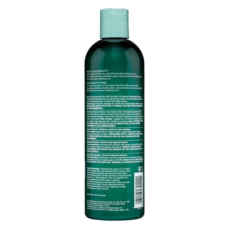 Hask Tea Tree &#38; Rosemary Oil Scalp Care Shampoo - 12 fl oz, 3 of 9